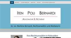 Desktop Screenshot of marlene-bernardi.ch