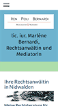 Mobile Screenshot of marlene-bernardi.ch